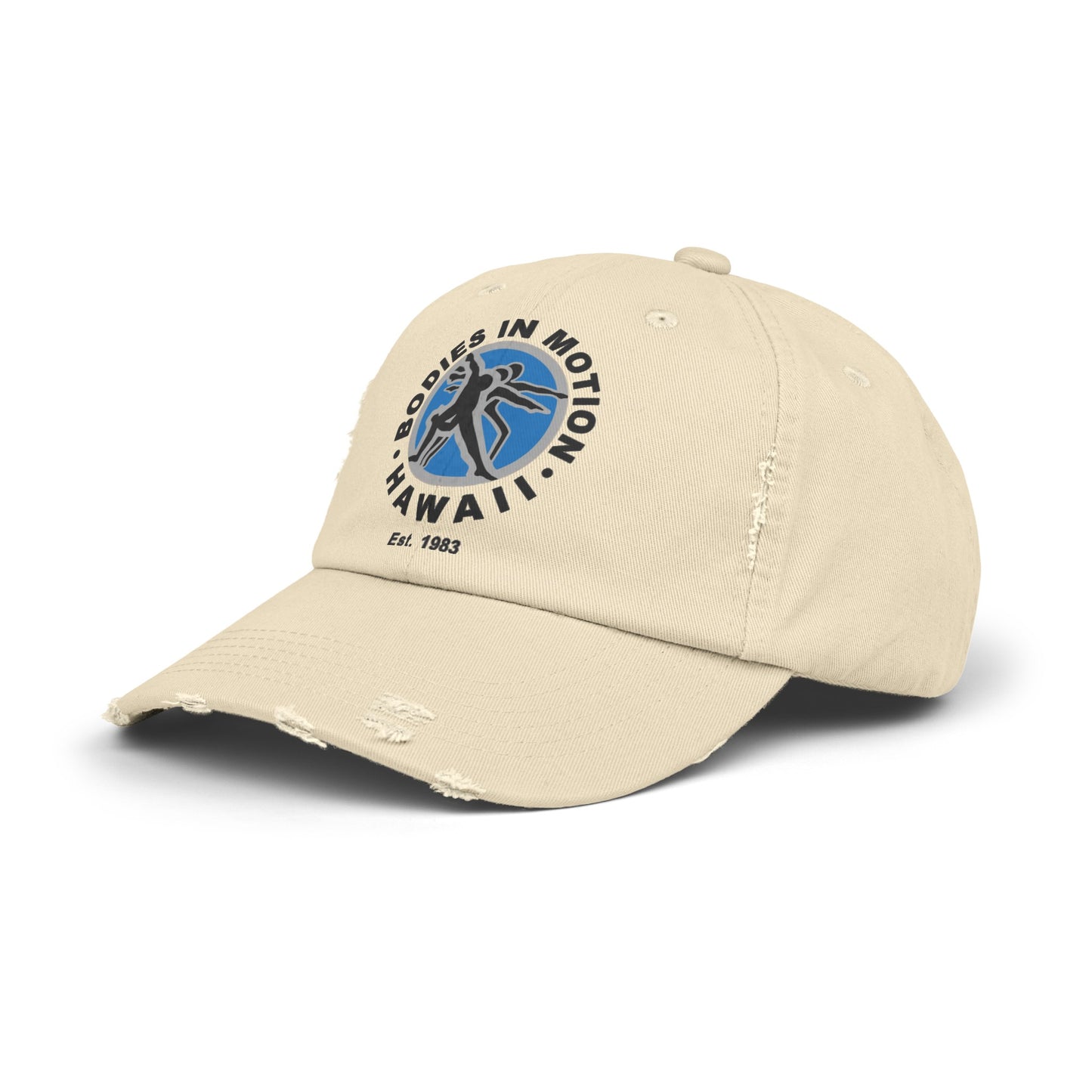 Bodies in Motion Unisex Distressed Cap