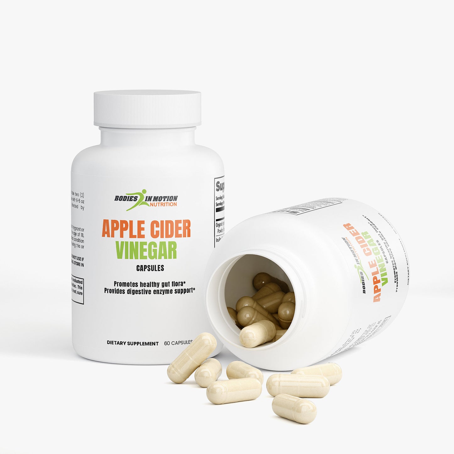 Apple Cider Vinegar Capsules | Helps Support Digestive Health, Gut balance, and Normal Metabolism.