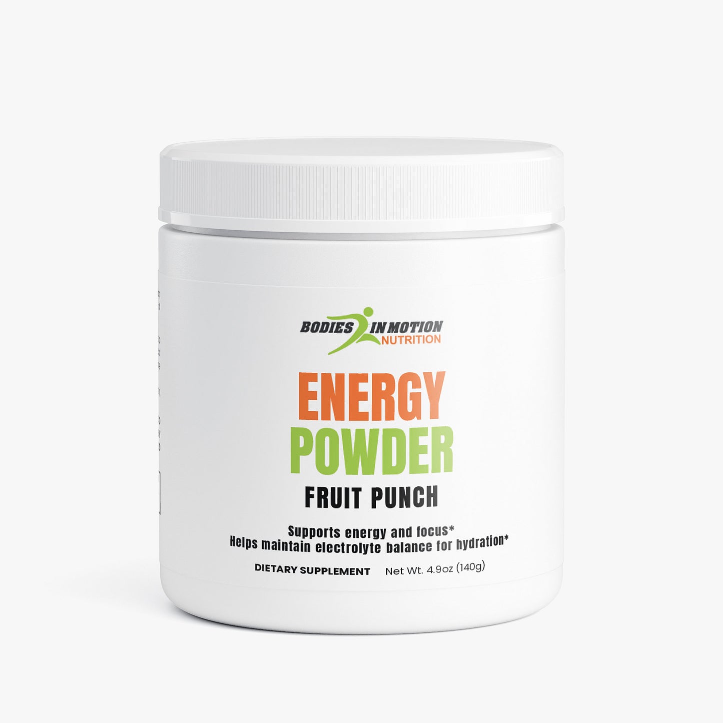 Energy Powder (Fruit Punch) | Sugar Free | Supports Sustained Lift in Energy and Focus