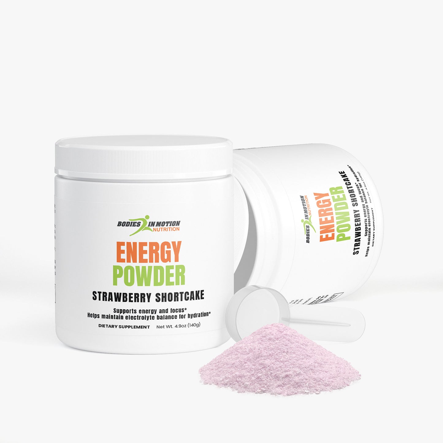 Energy Powder (Strawberry Shortcake) | Sugar Free | Supports Sustained Lift in Energy and Focus