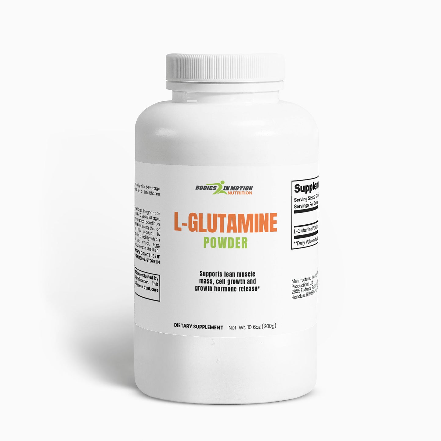 L-Glutamine Powder | Supports lean muscle mass, cell growth, and growth hormone release*