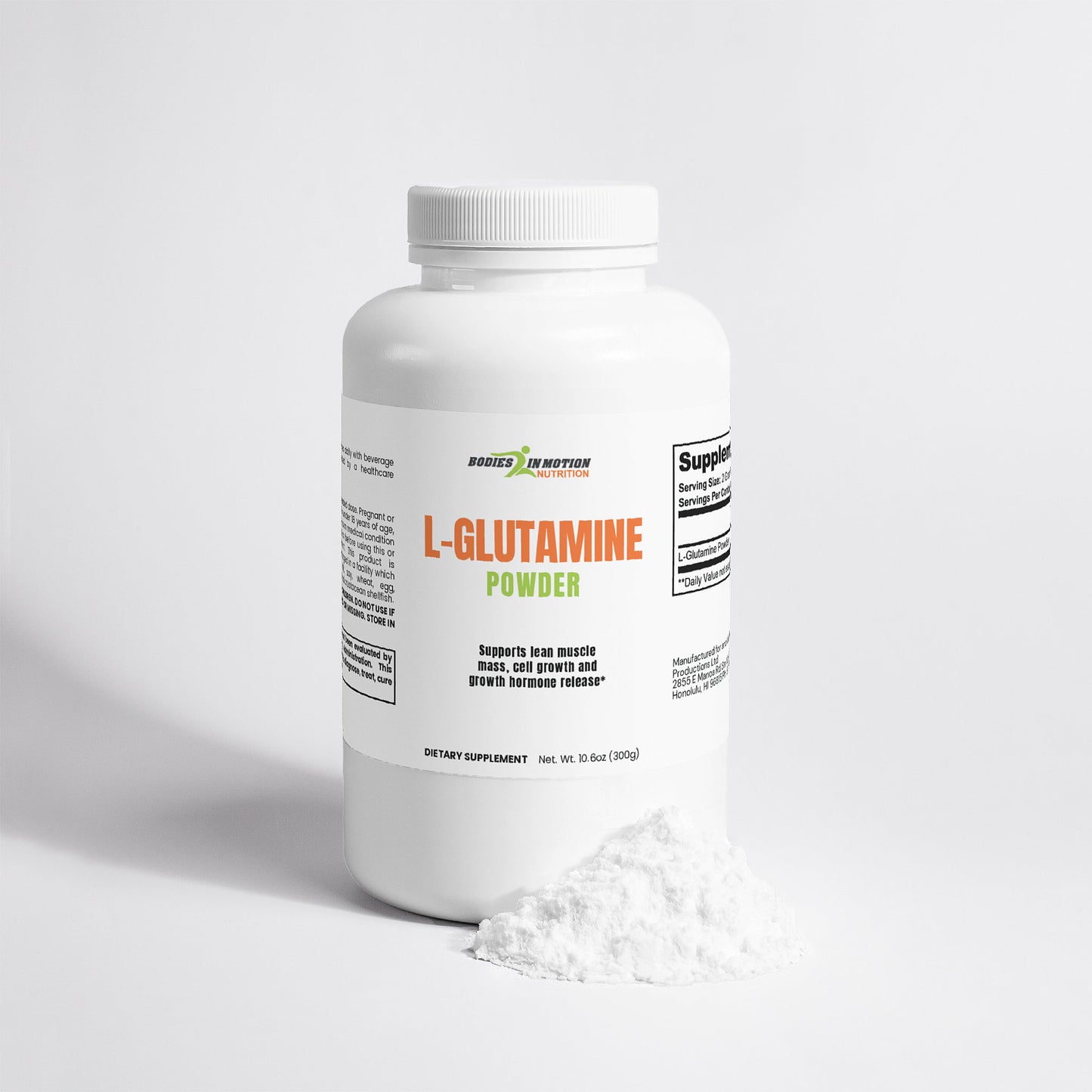 L-Glutamine Powder | Supports lean muscle mass, cell growth, and growth hormone release*