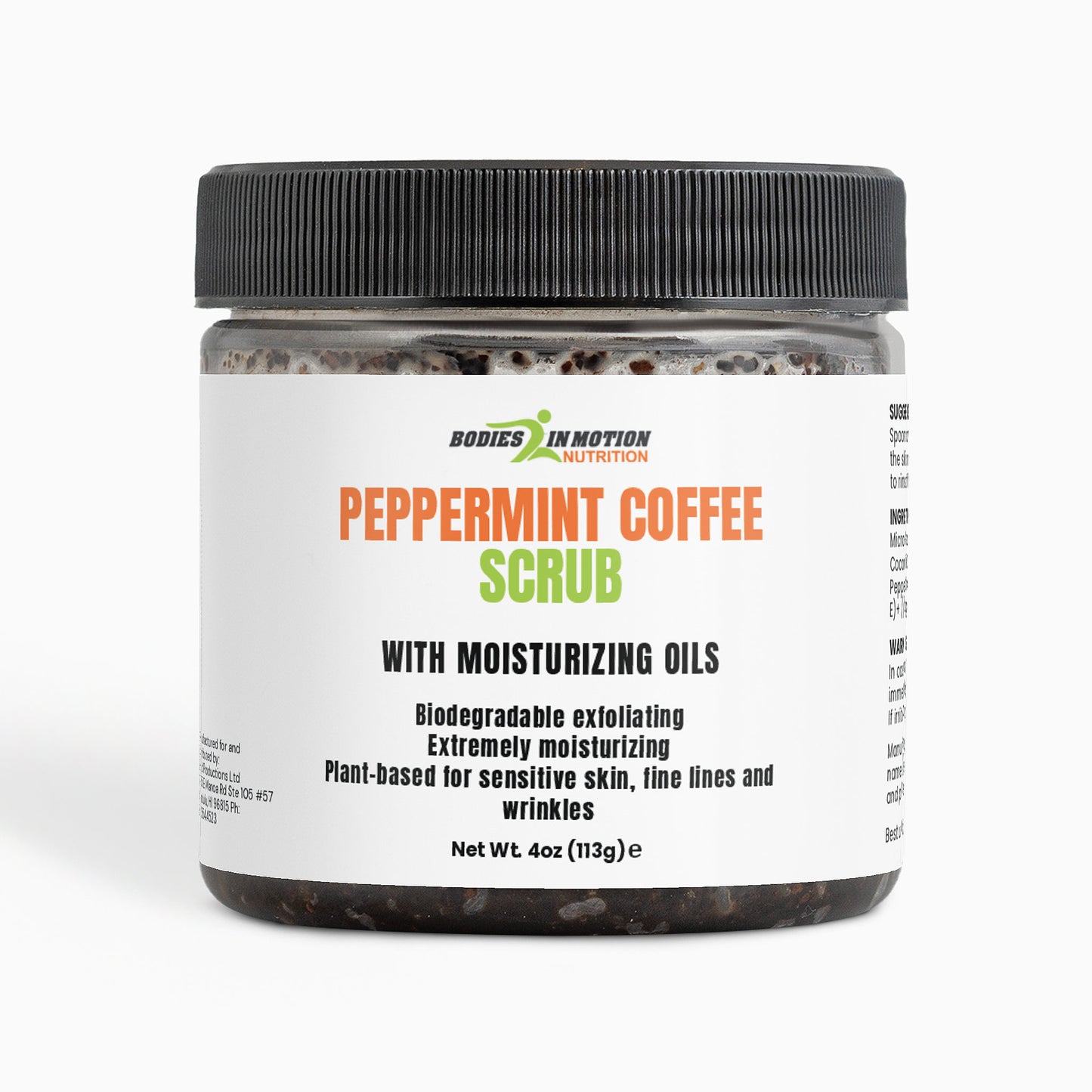 Peppermint Coffee Scrub | Help invigorate skin for brighter appearance