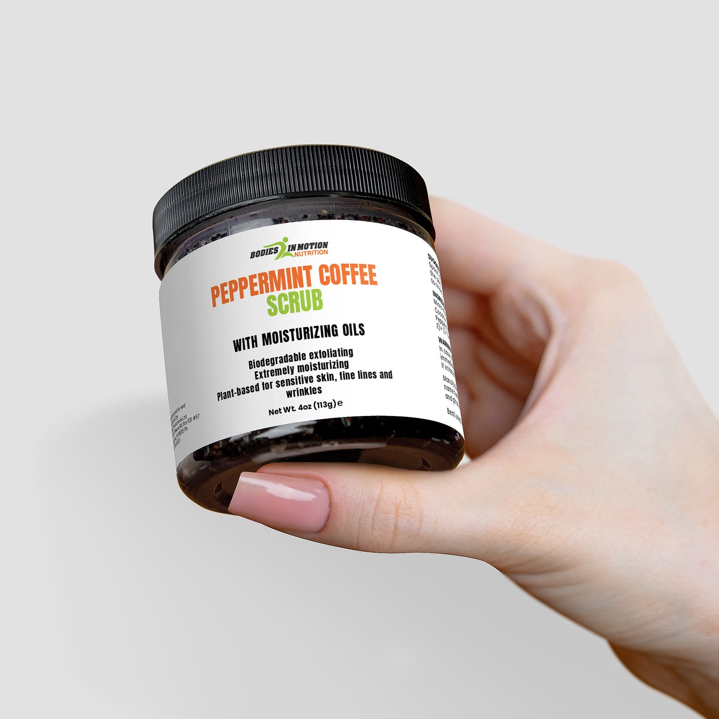 Peppermint Coffee Scrub | Help invigorate skin for brighter appearance