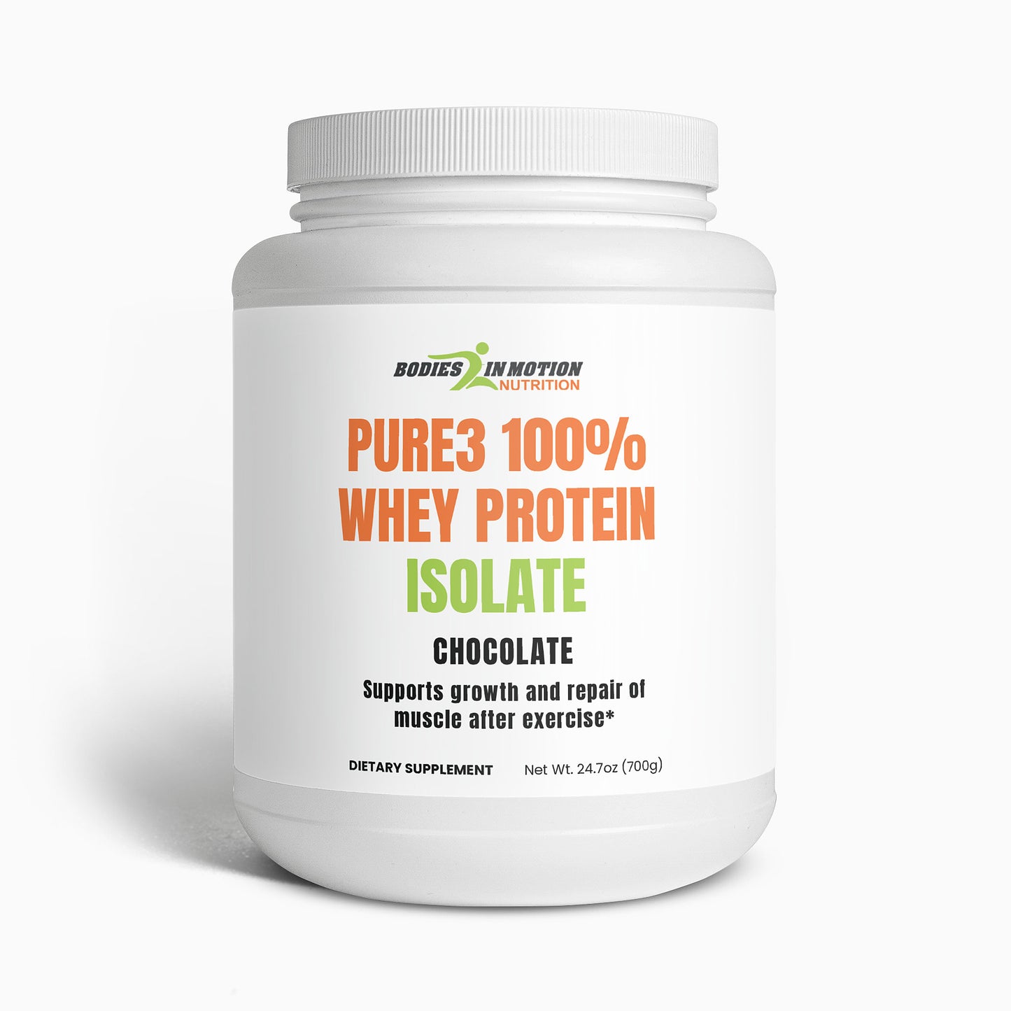 Pure3 100% Whey Protein Isolate (Chocolate)