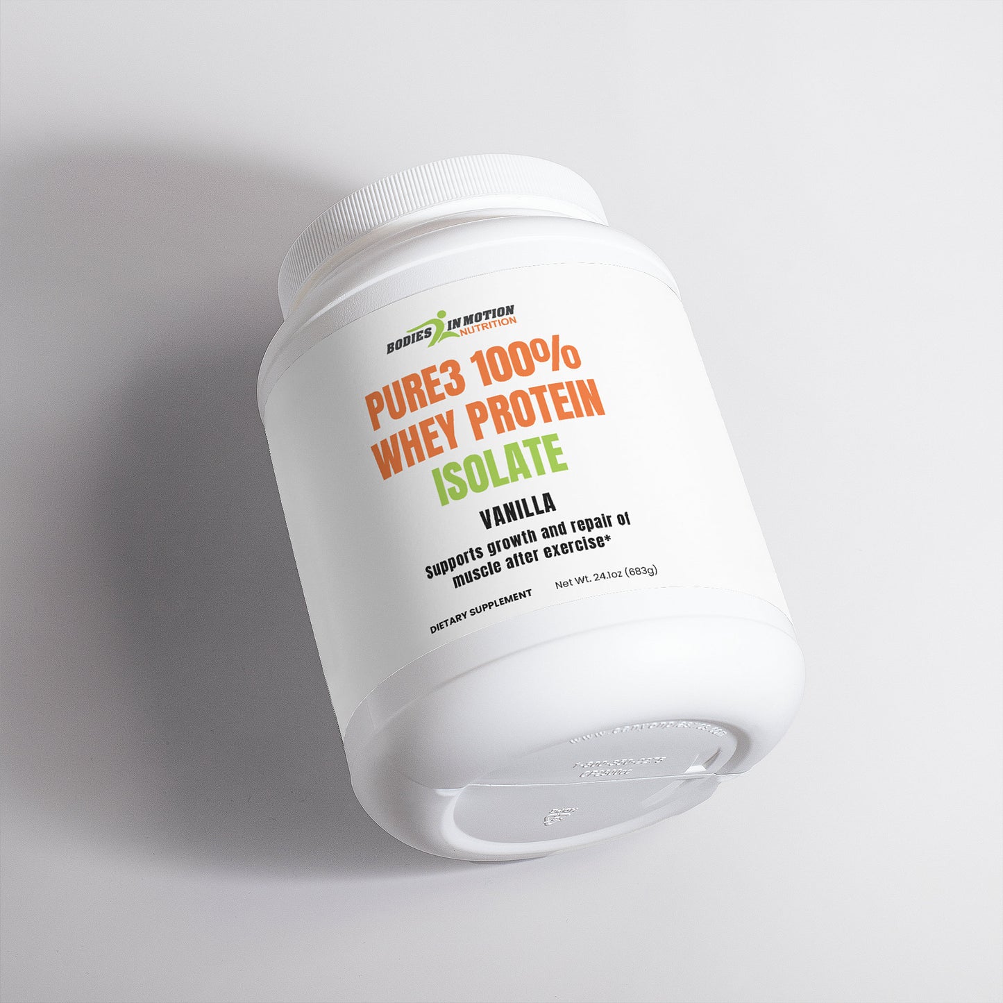 Pure3 100% Whey Protein Isolate (Vanilla)