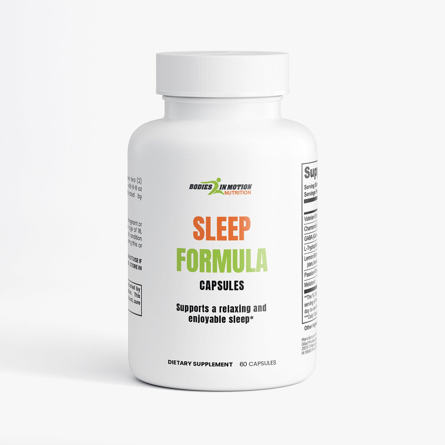 Sleep Formula | With Valerian Extract, Chamomile, GABA and More