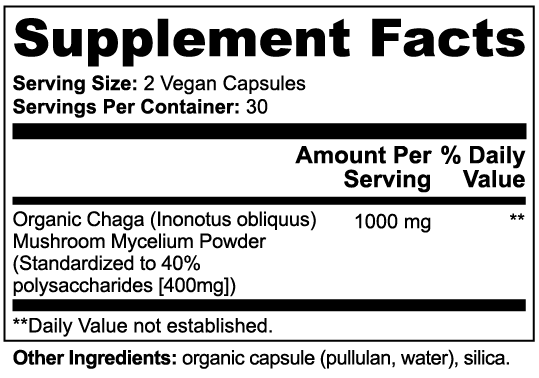 Chaga Mushroom | Healthy gut biom*
