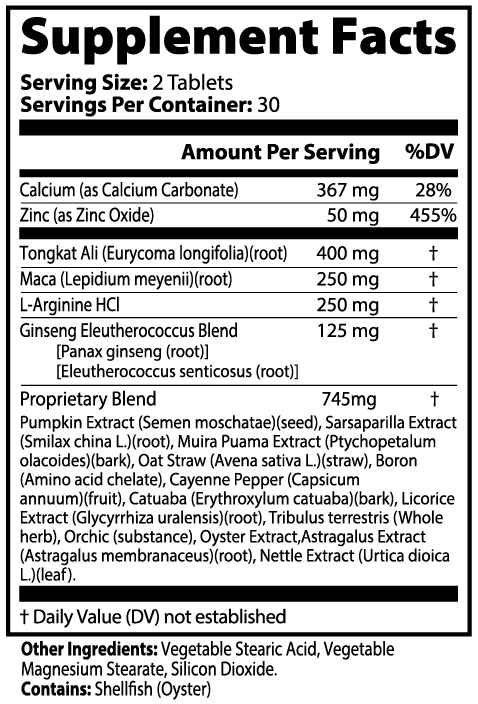 Men's Vitality | Male enhancement tablets