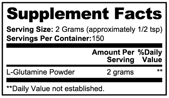 L-Glutamine Powder | Supports lean muscle mass, cell growth, and growth hormone release*