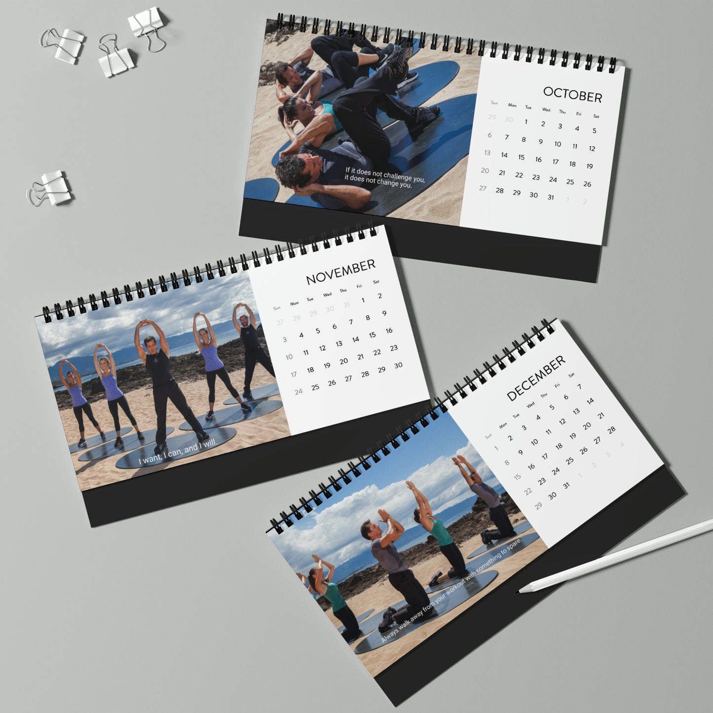 Bodies in Motion Desktop Calendar 2024