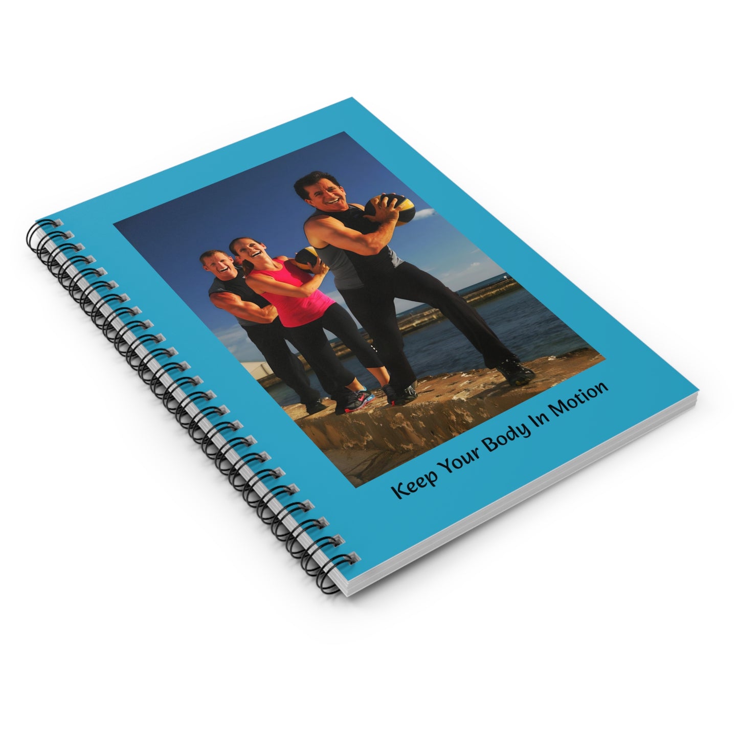 Bodies in Motion Fitness Journal Spiral Notebook - Ruled Line
