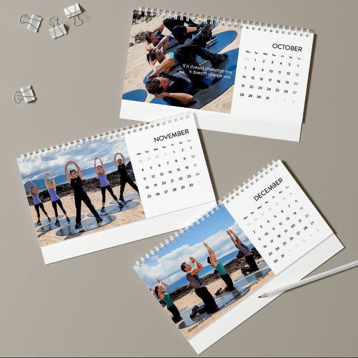 Bodies in Motion Desk Calendar 2024