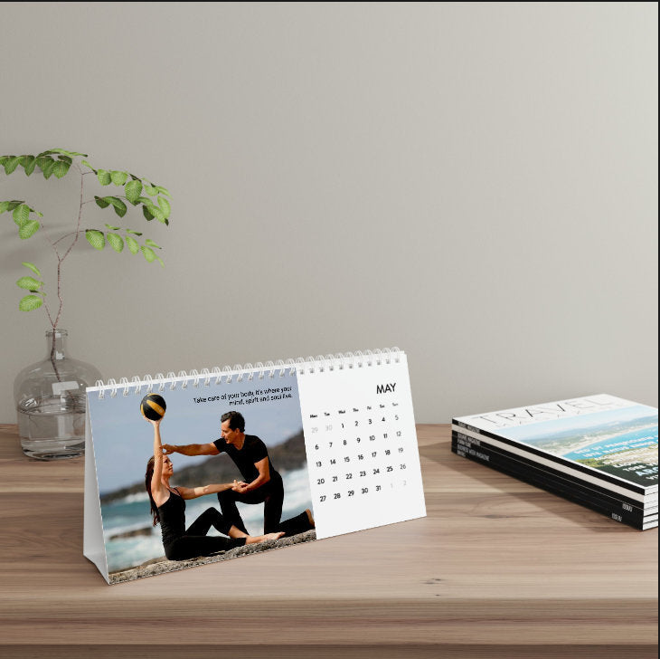 Bodies in Motion Desk Calendar 2024