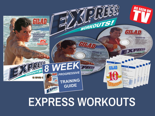 Gilad's Express Workouts ( 2 DVDs) 15 Workouts