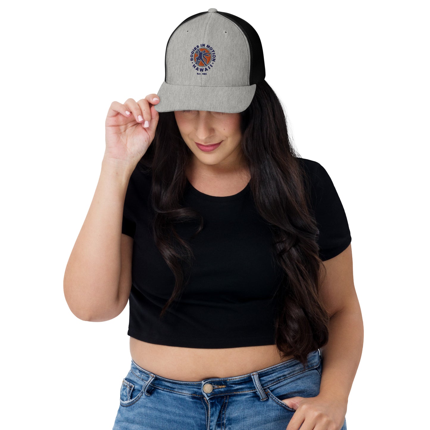 Bodies in Motion with mesh back Trucker Cap