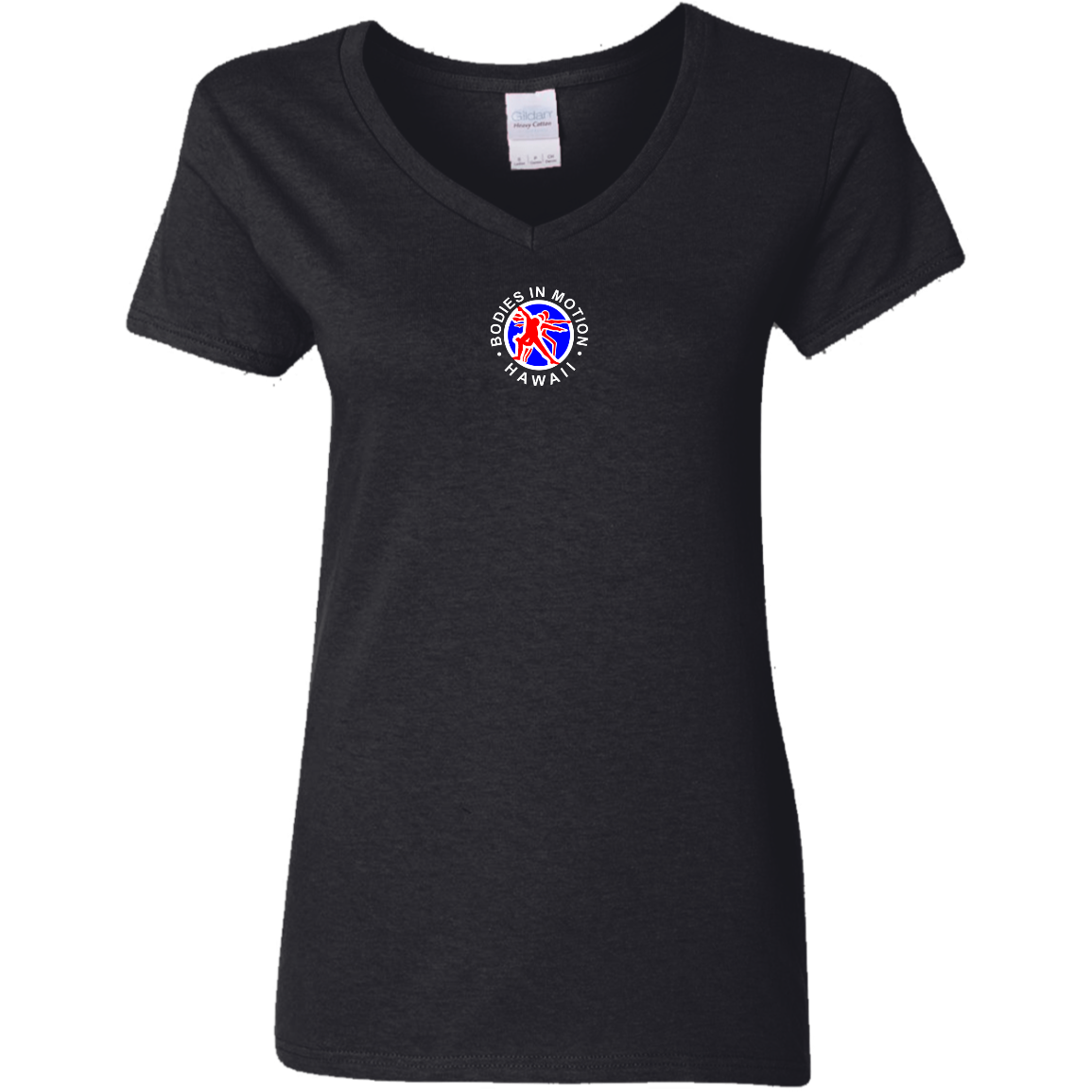 Bodies in Motion Ladies' 5.3 oz. V-Neck T-Shirt