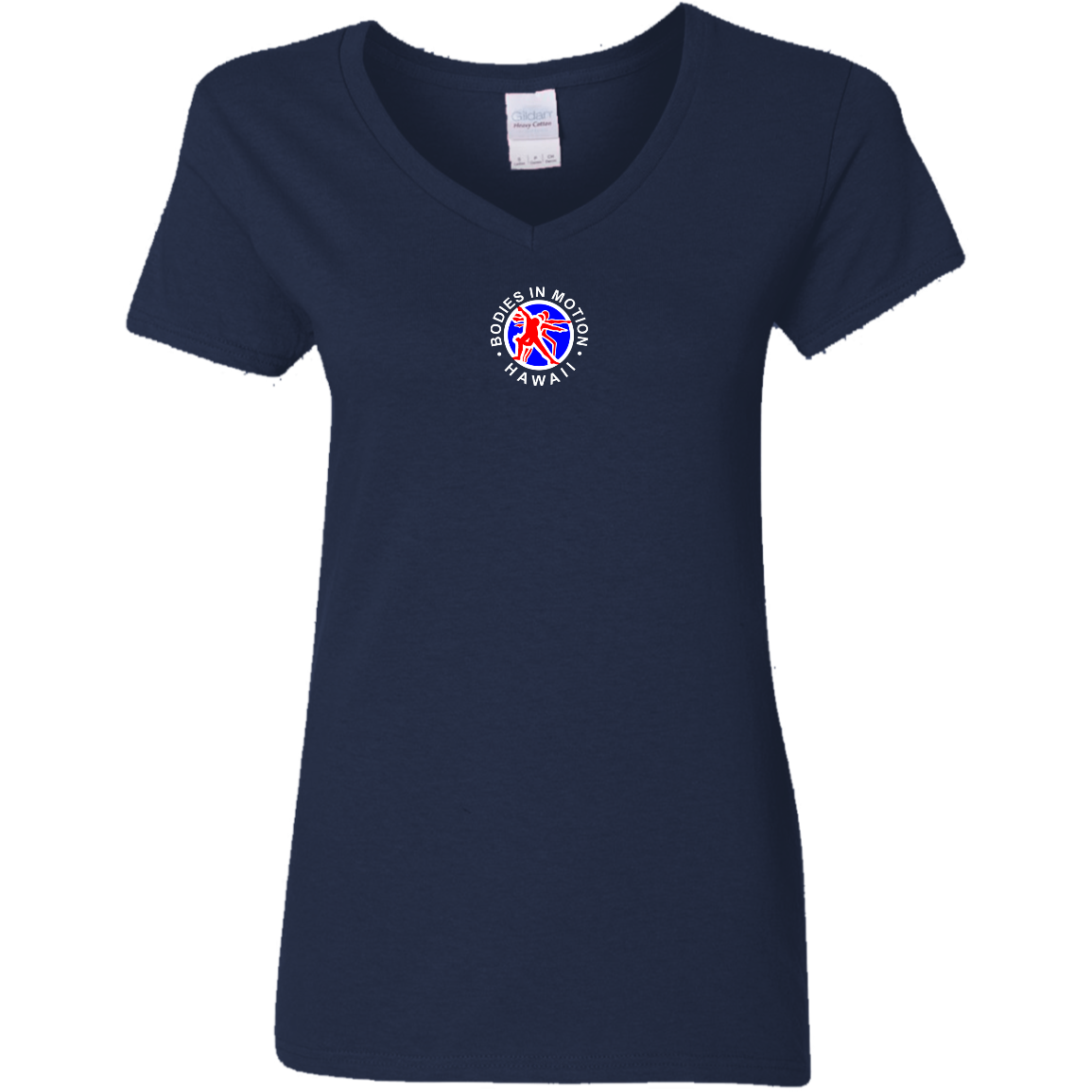 Bodies in Motion Ladies' 5.3 oz. V-Neck T-Shirt