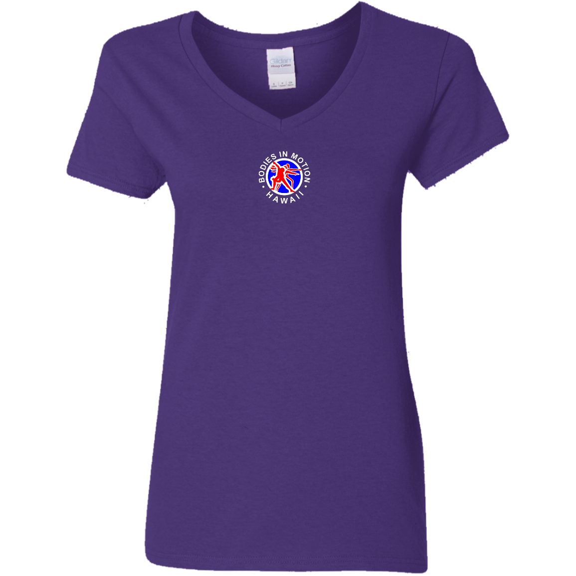 Bodies in Motion Ladies' 5.3 oz. V-Neck T-Shirt