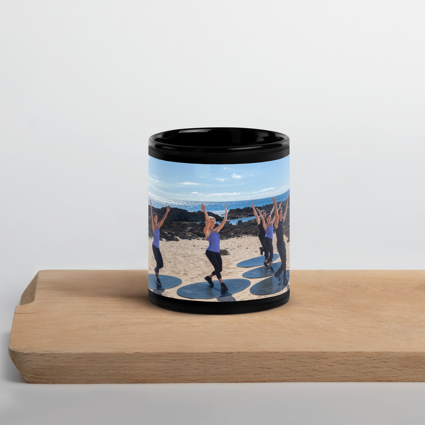 Bodies in motion Black Glossy Mug