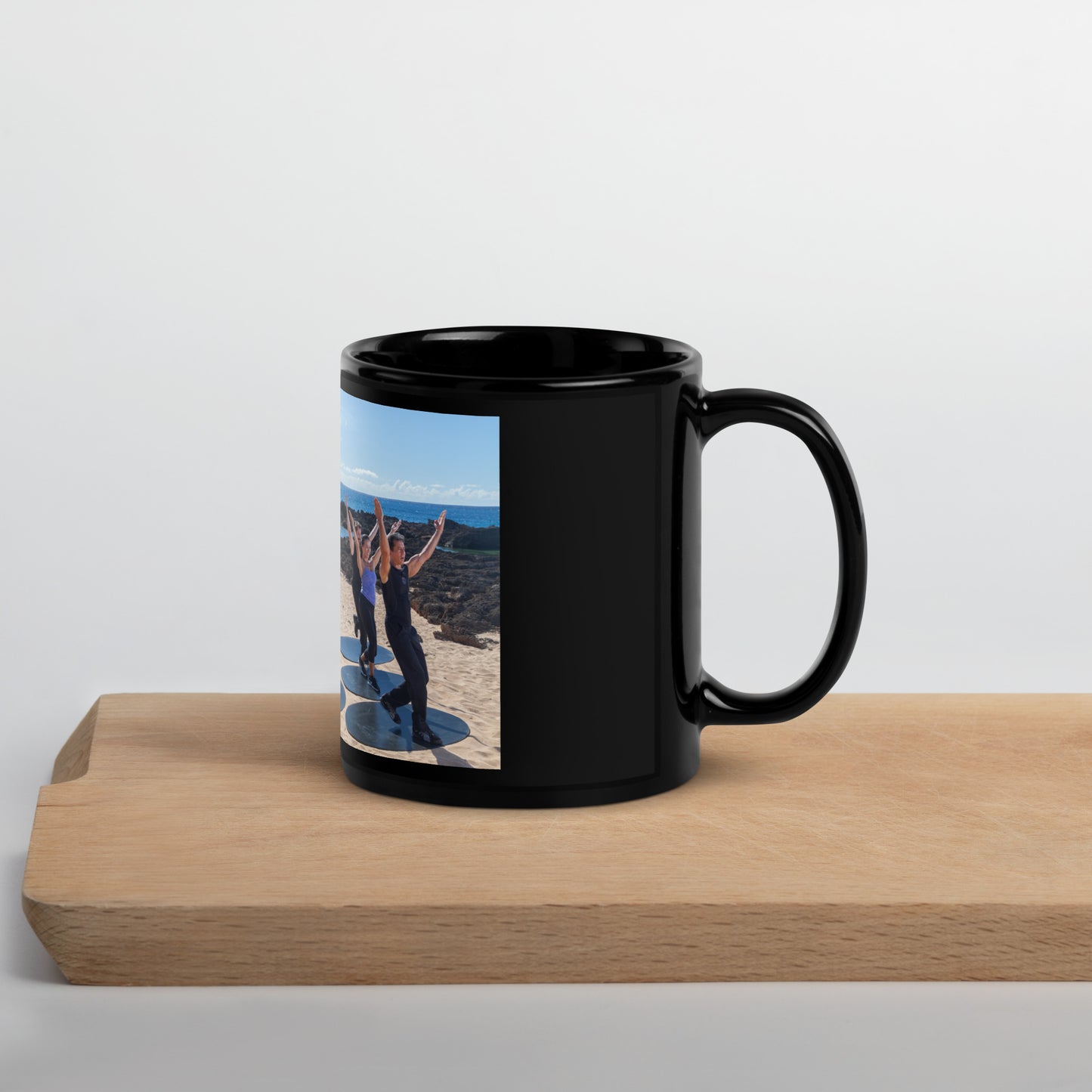 Bodies in motion Black Glossy Mug