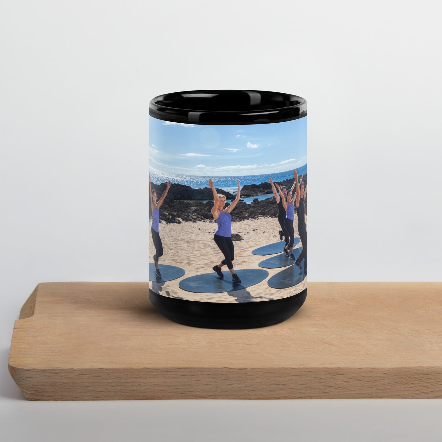 Bodies in motion Black Glossy Mug