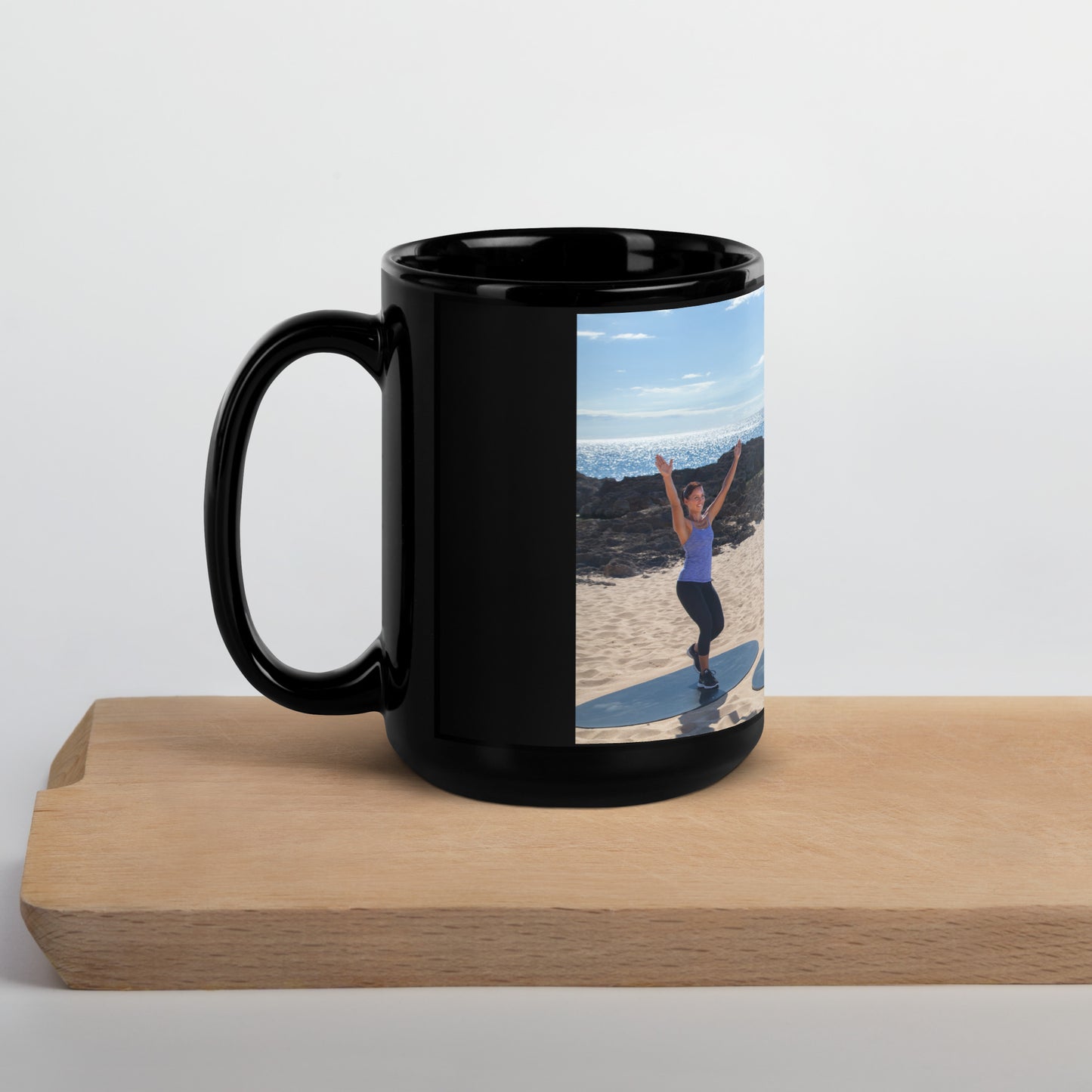 Bodies in motion Black Glossy Mug