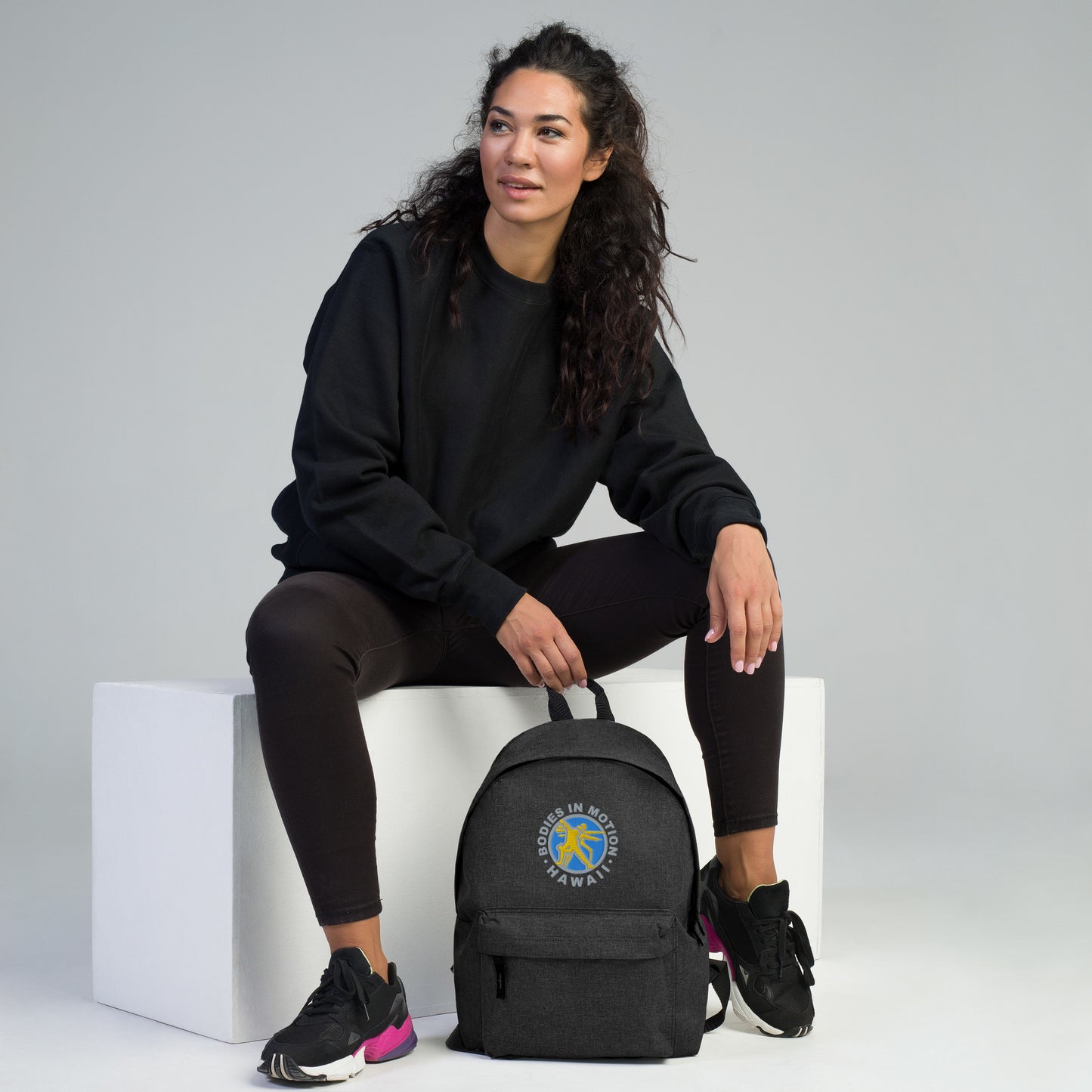 Bodies in Motion Embroidered Backpack