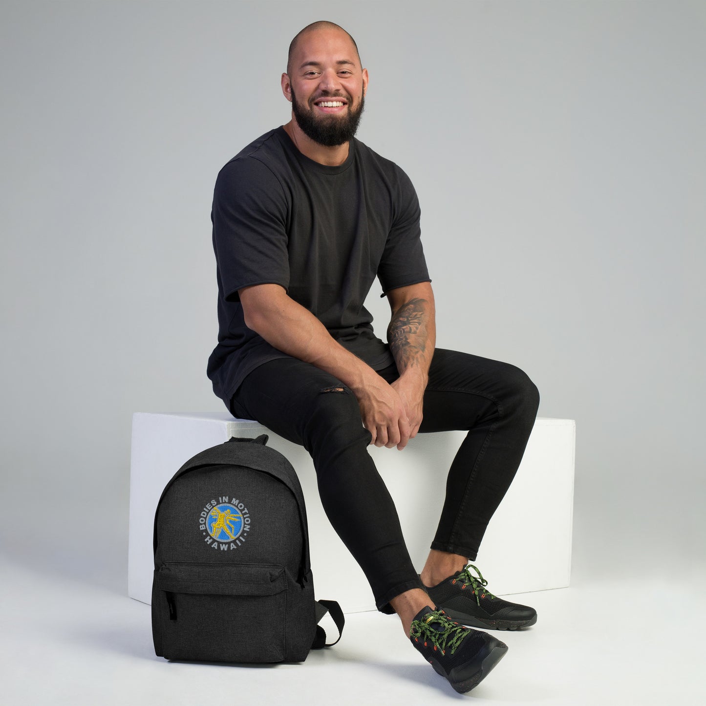 Bodies in Motion Embroidered Backpack