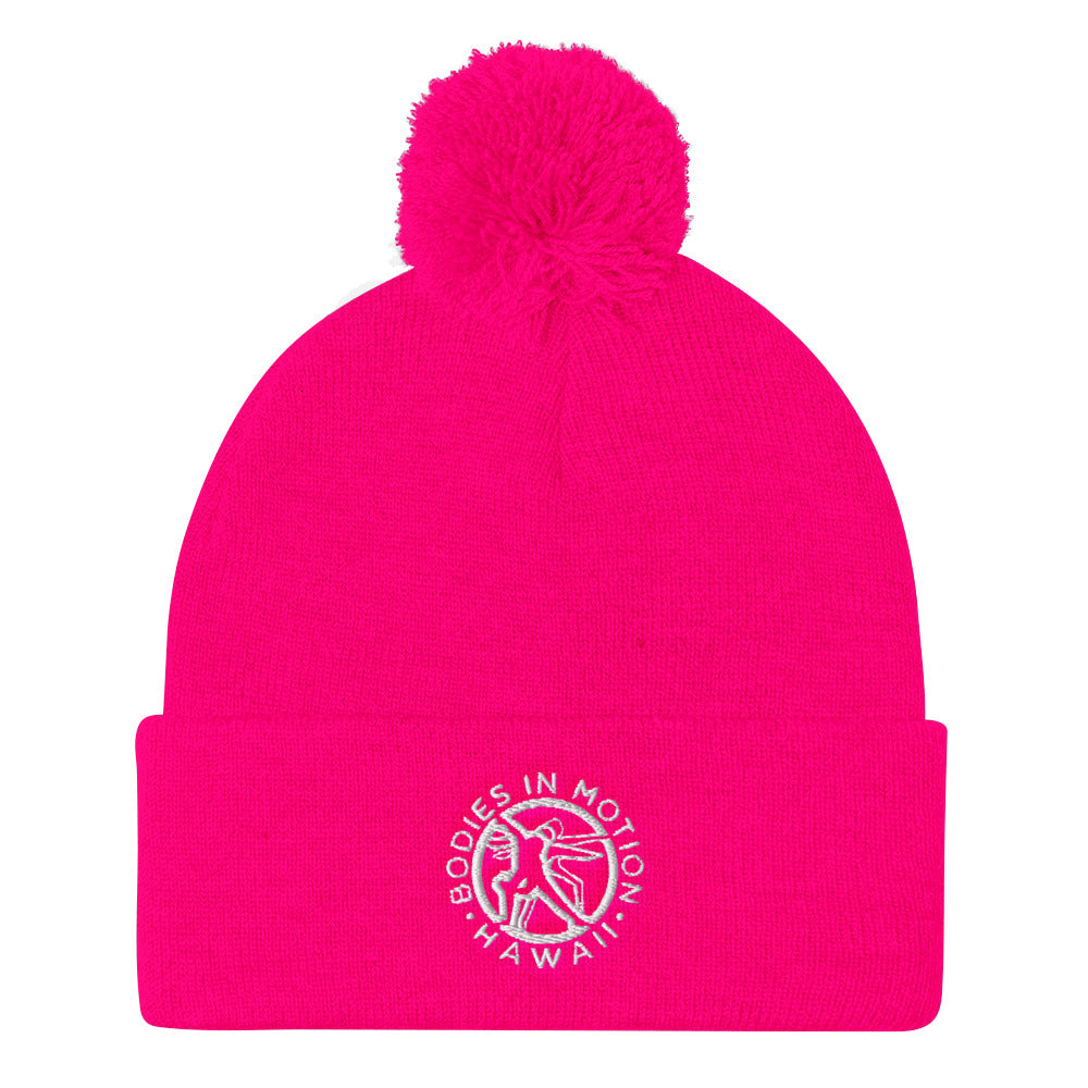 Bodies in Motion Pom Pom Knit Cap