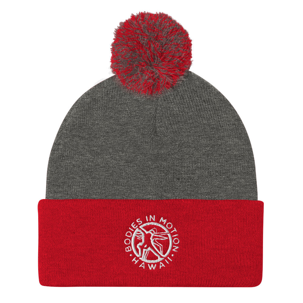 Bodies in Motion Pom Pom Knit Cap