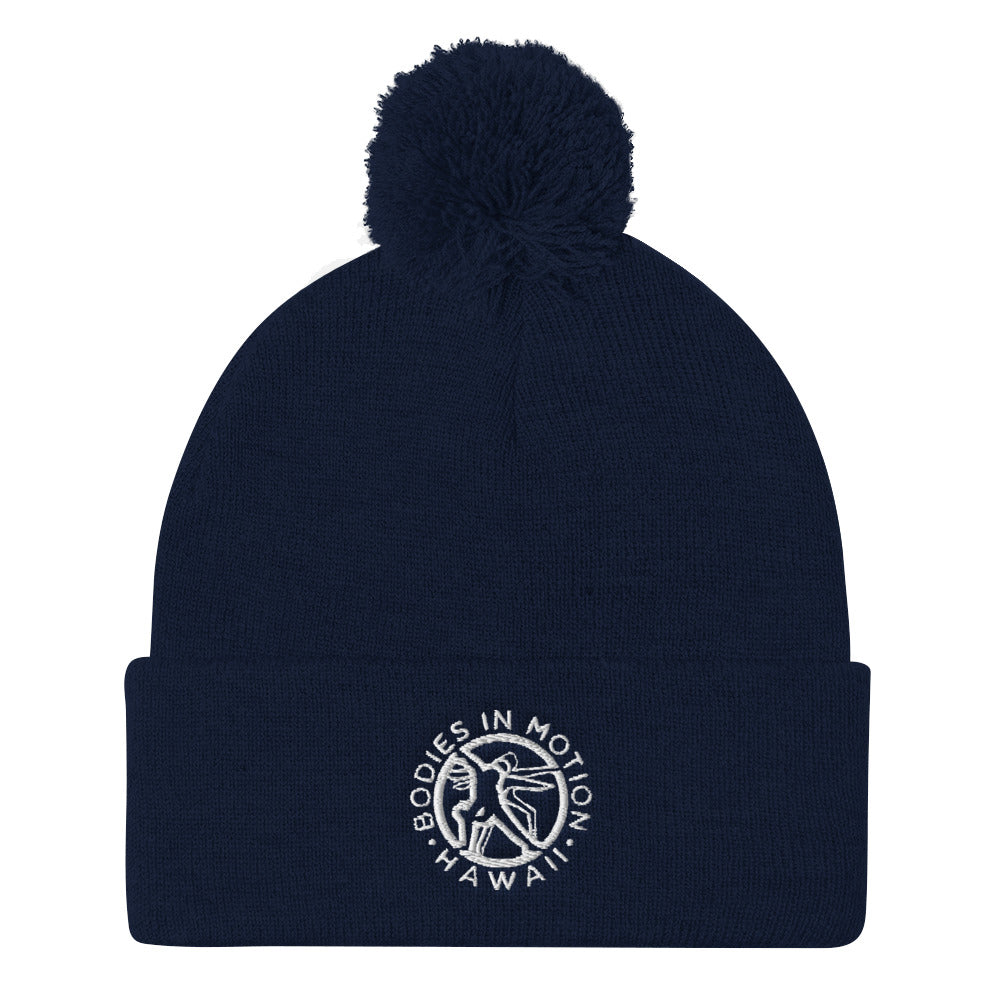 Bodies in Motion Pom Pom Knit Cap