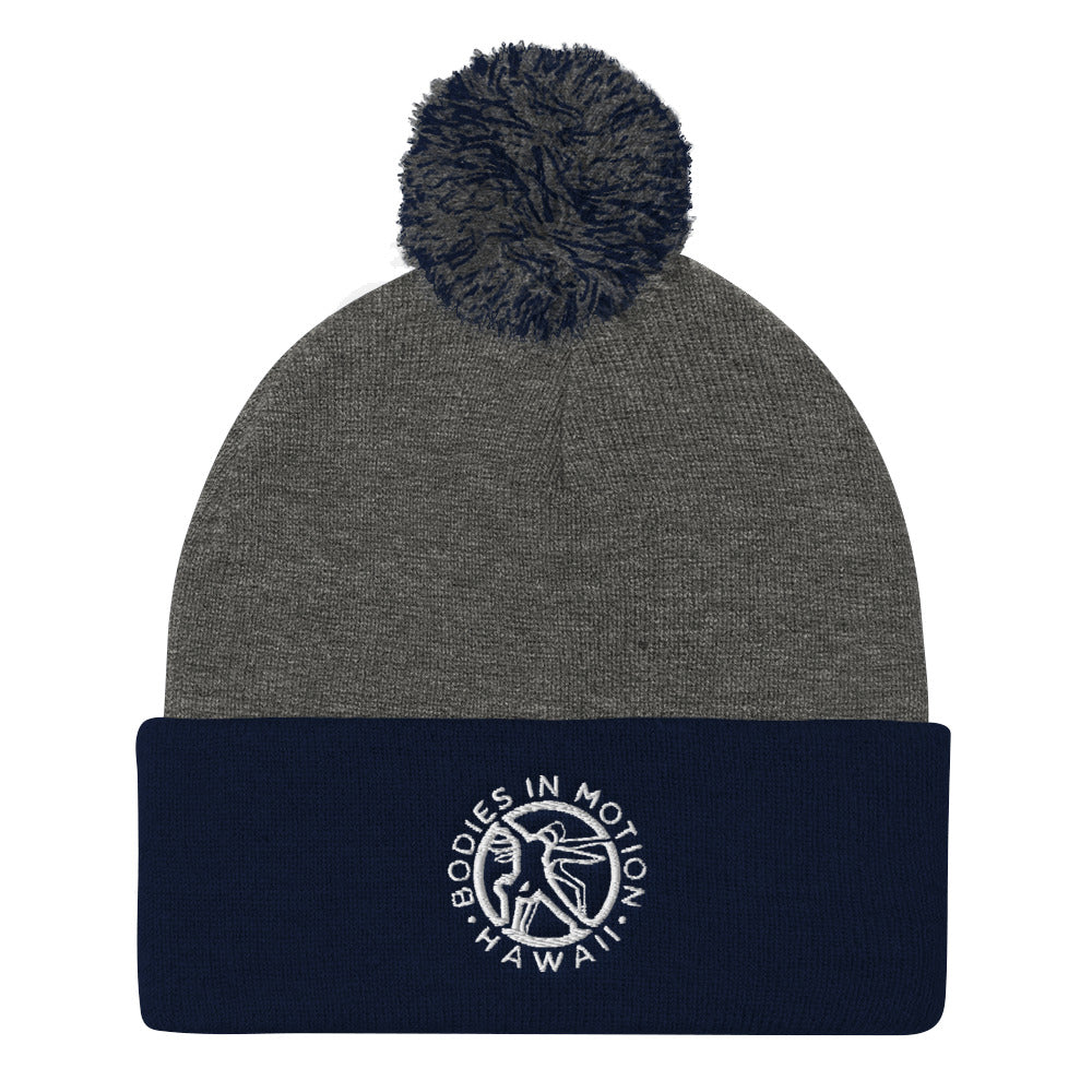 Bodies in Motion Pom Pom Knit Cap