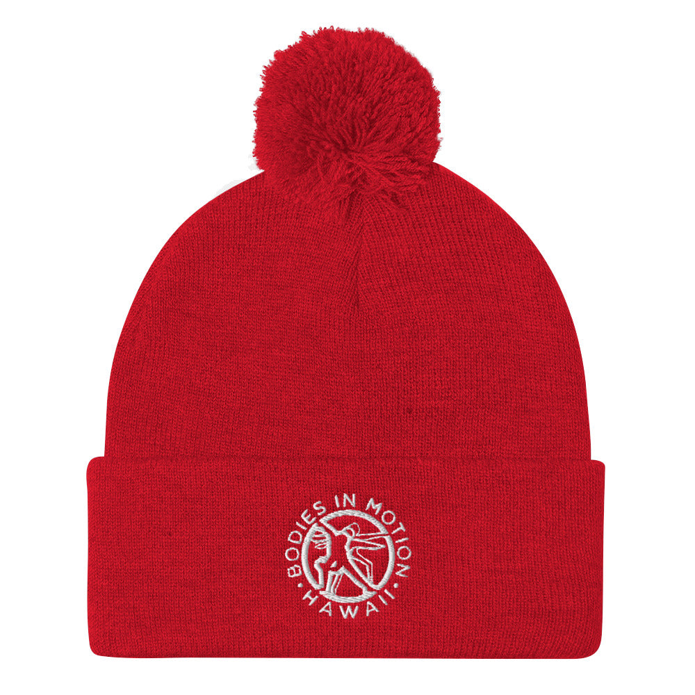 Bodies in Motion Pom Pom Knit Cap