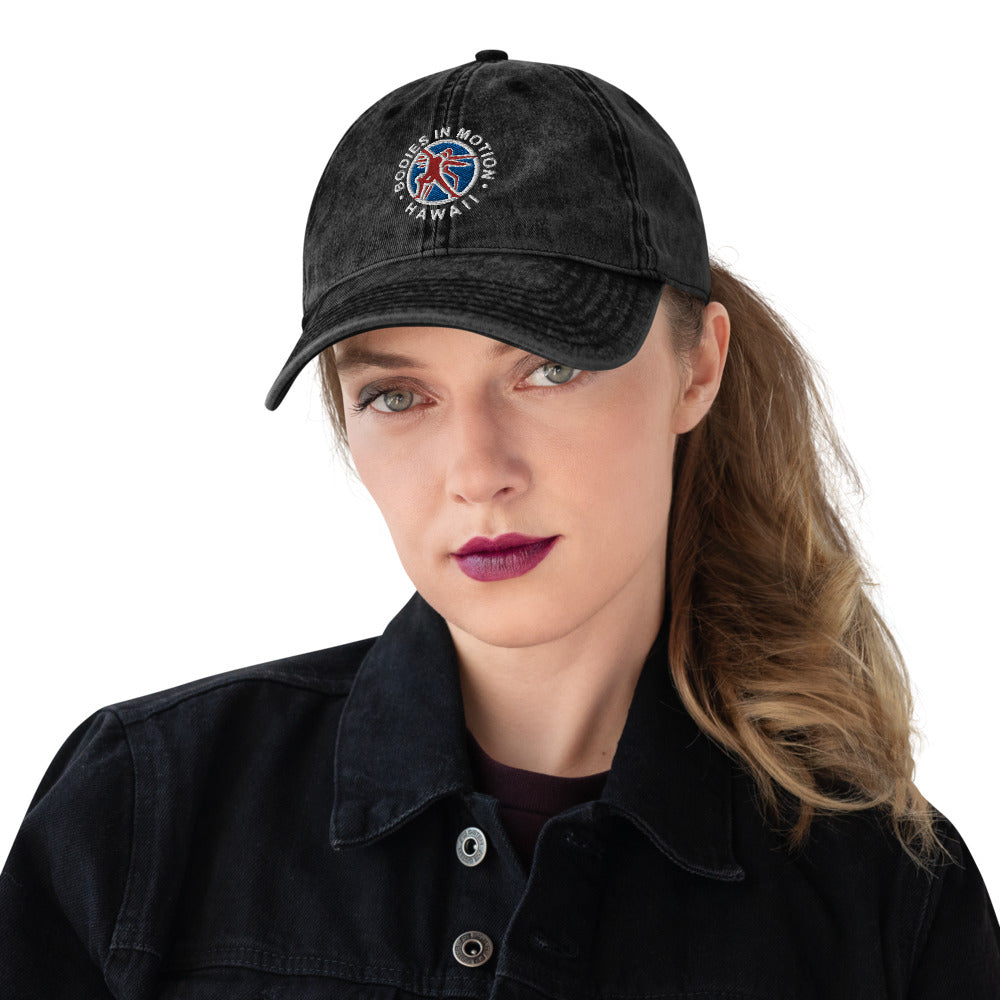 Bodies in Motion Vintage Cotton Twill Cap