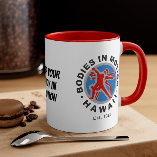 Keep Your Body in Motion Accent Coffee Mug, 11oz