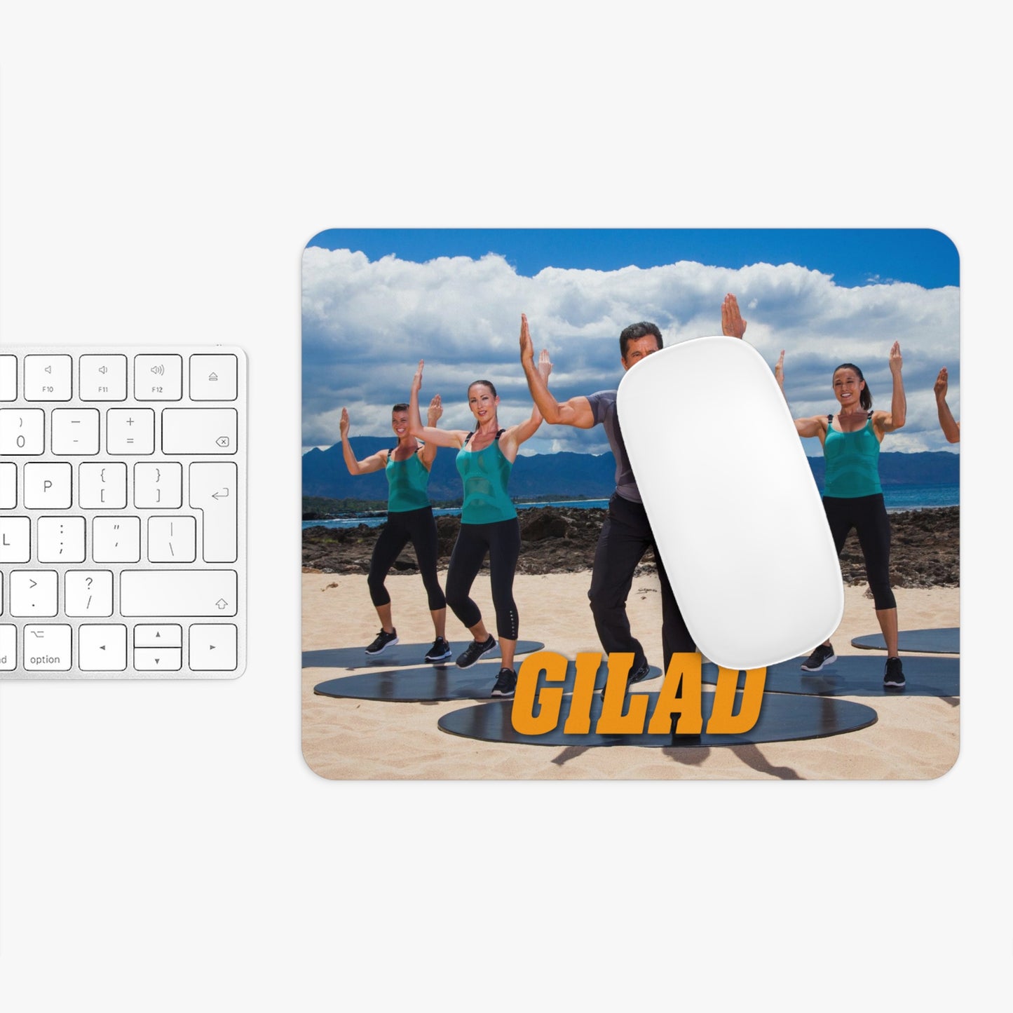 Motivational Workout Mouse Pad - Fitness Inspired Design