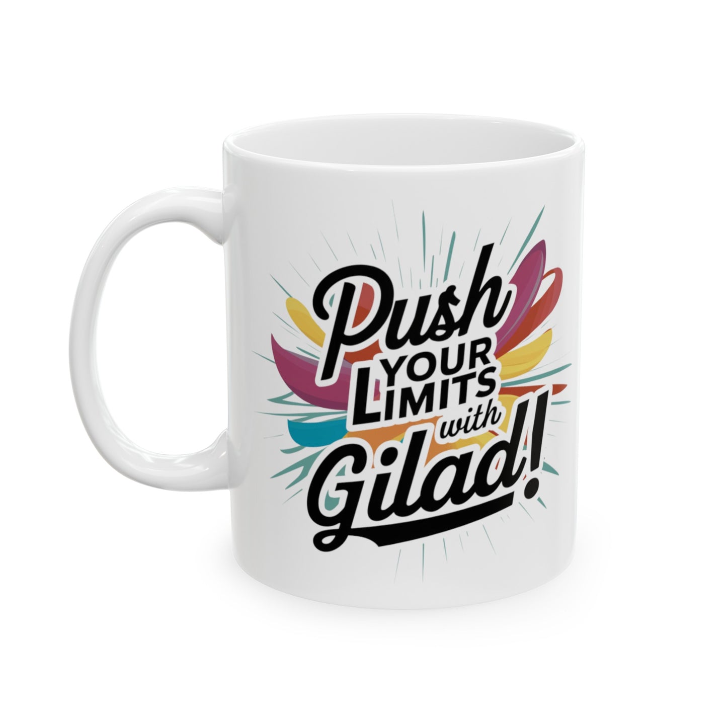 Push Your Limits with Gilad | Ceramic Mug, (11oz, 15oz)