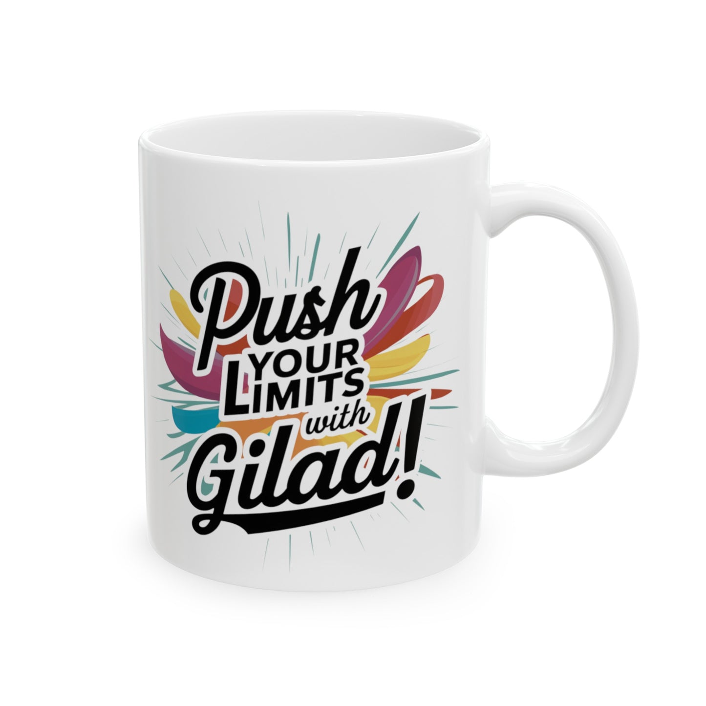 Push Your Limits with Gilad | Ceramic Mug, (11oz, 15oz)