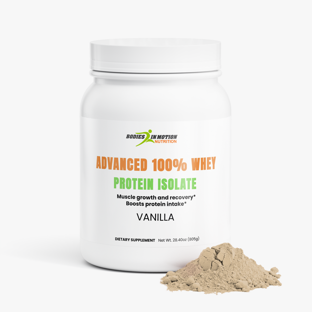 Advanced 100% Whey Protein Isolate (Vanilla)