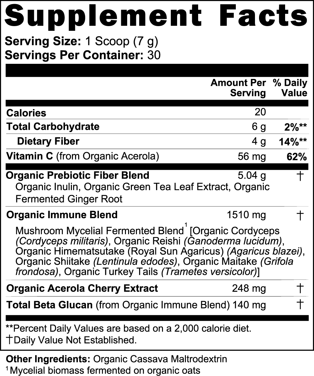 Fermented Mushroom 6 Blend