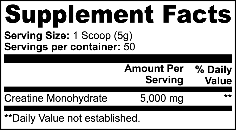 Creatine Monohydrate | 100% Pure