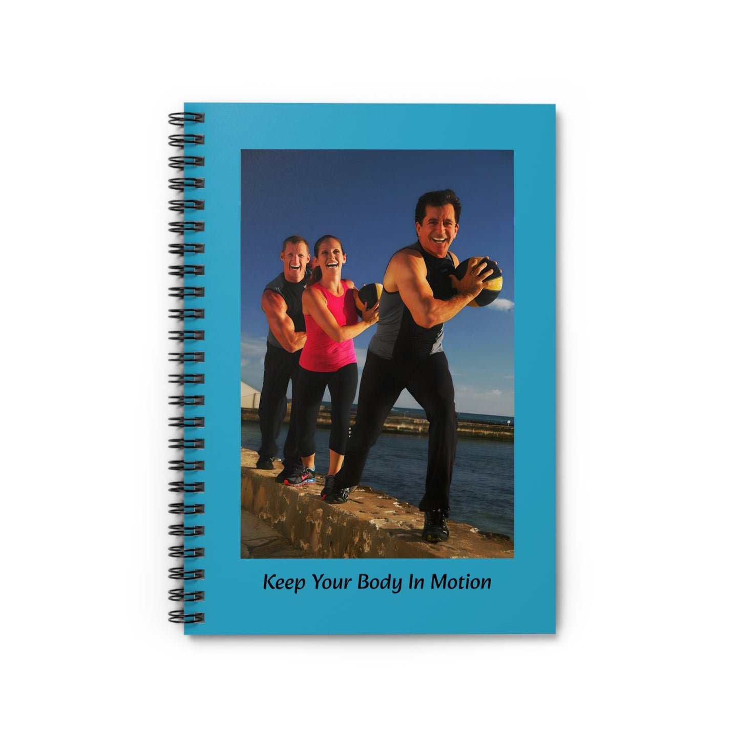 Bodies in Motion Fitness Journal Spiral Notebook - Ruled Line