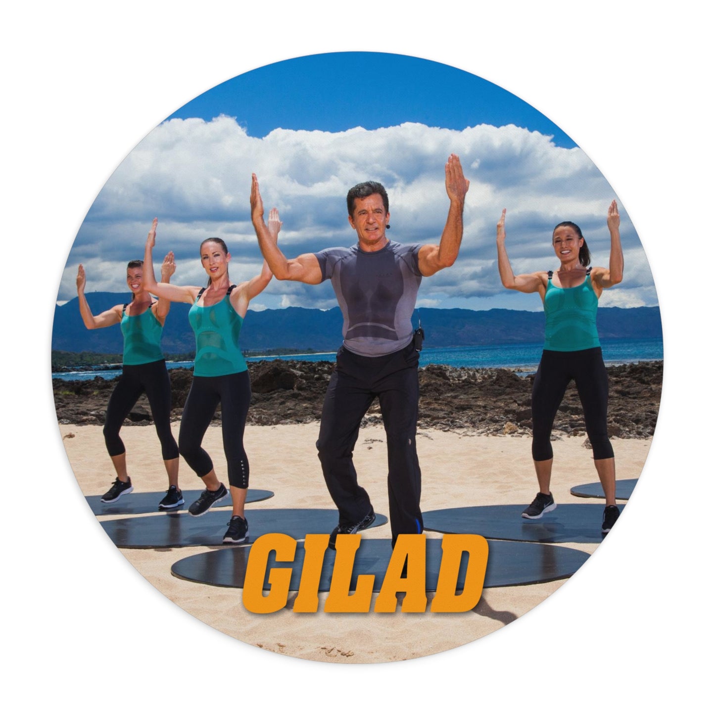 Motivational Workout Mouse Pad - Fitness Inspired Design