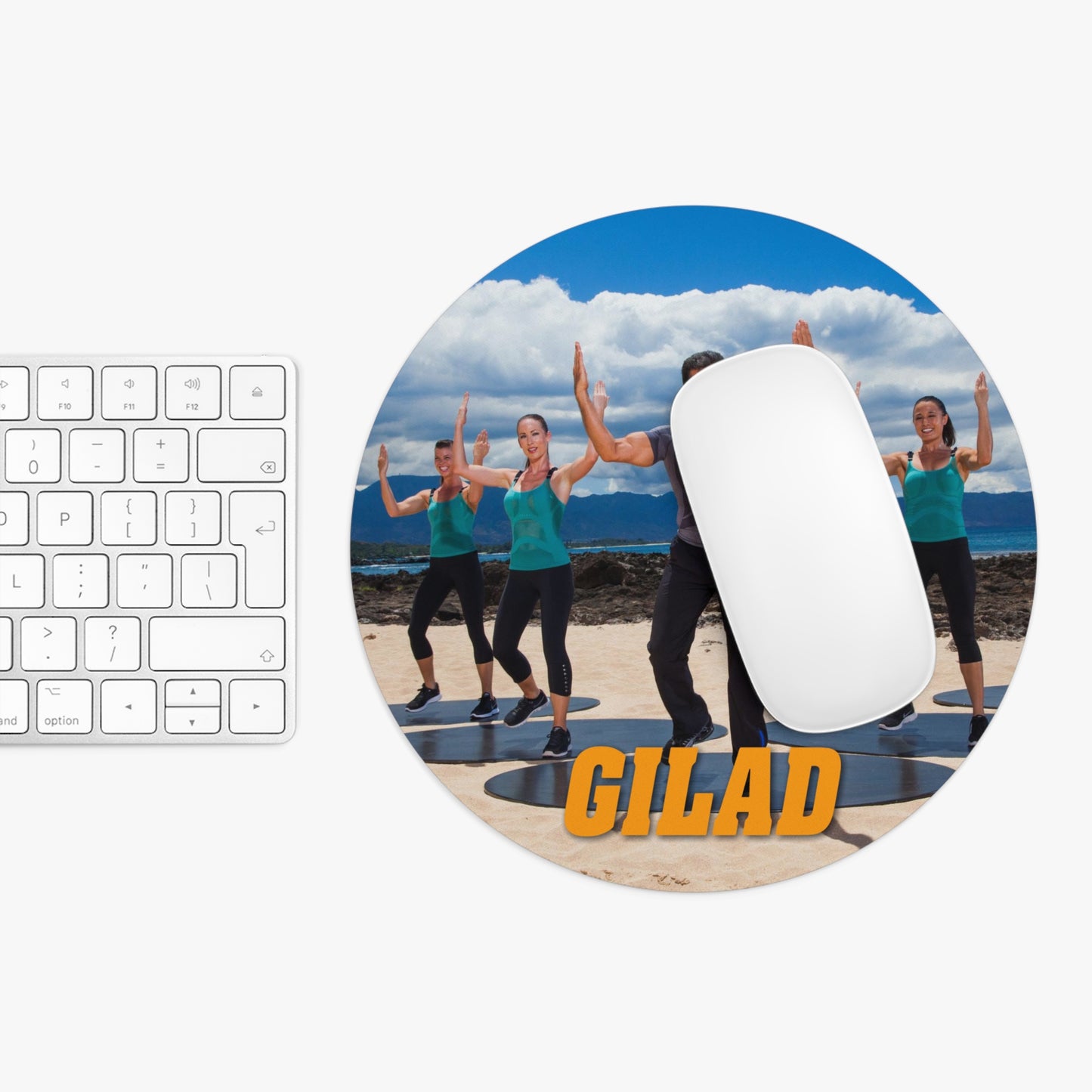 Motivational Workout Mouse Pad - Fitness Inspired Design