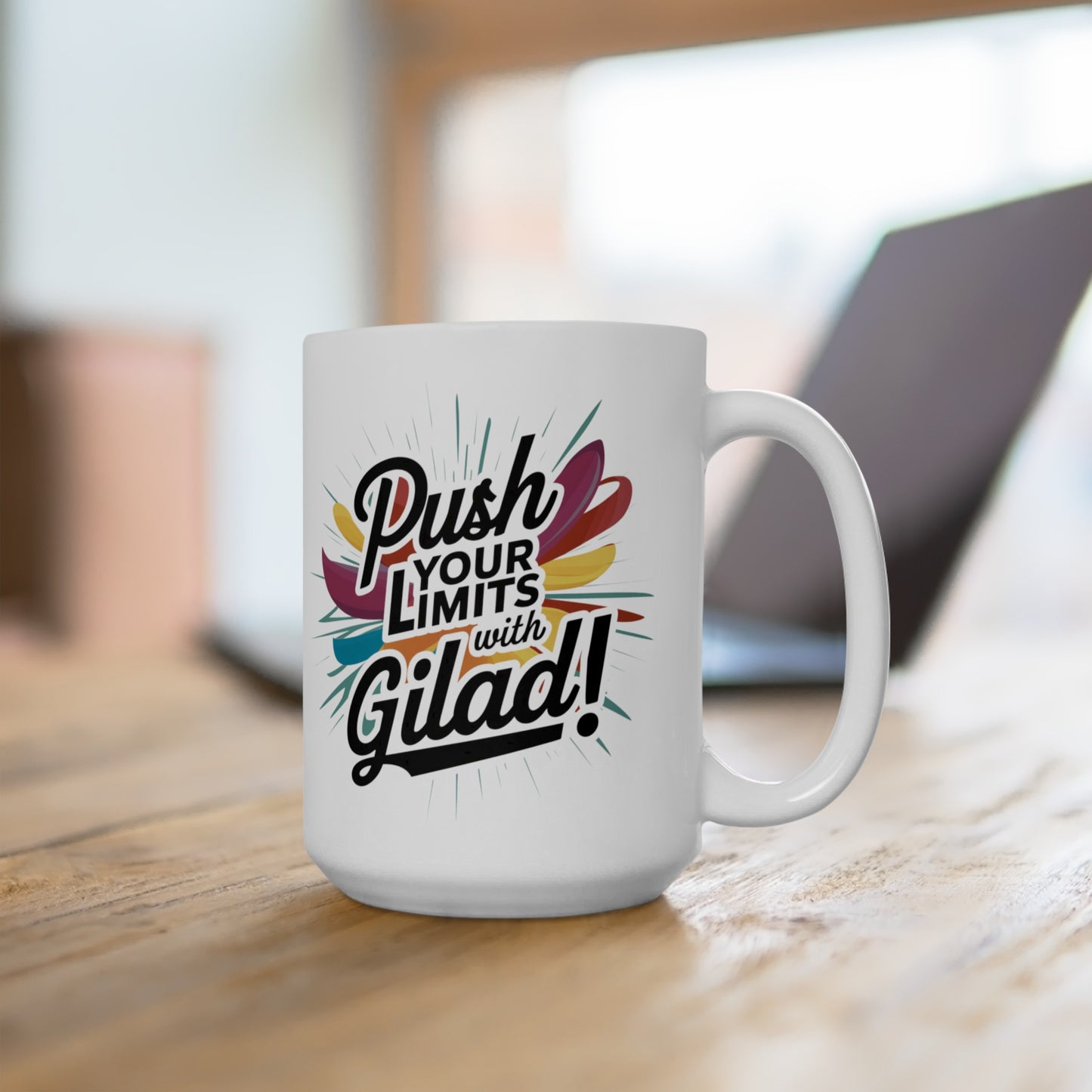 Push Your Limits with Gilad | Ceramic Mug, (11oz, 15oz)