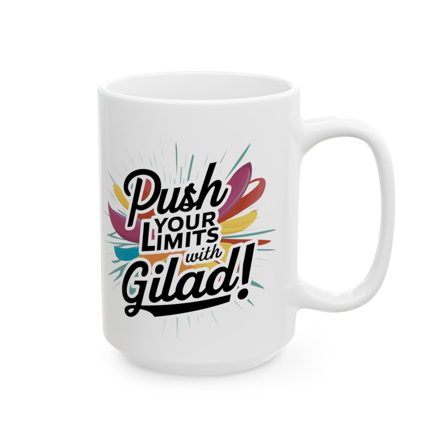 Push Your Limits with Gilad | Ceramic Mug, (11oz, 15oz)