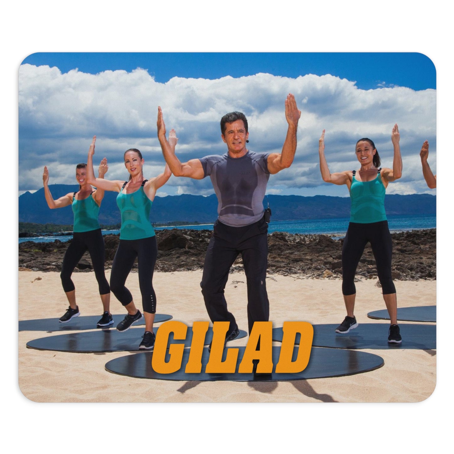 Motivational Workout Mouse Pad - Fitness Inspired Design