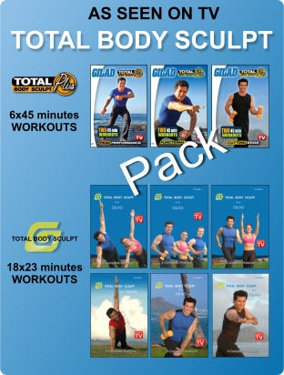 Total Body Sculpt Pack "As Seen on TV" (9 DVDS)
