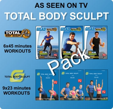 Total Body Sculpt Pack "As Seen on TV" (6 DVDS)